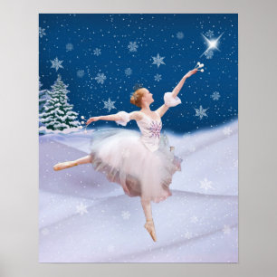 Poster Bailarina da rainha da neve
