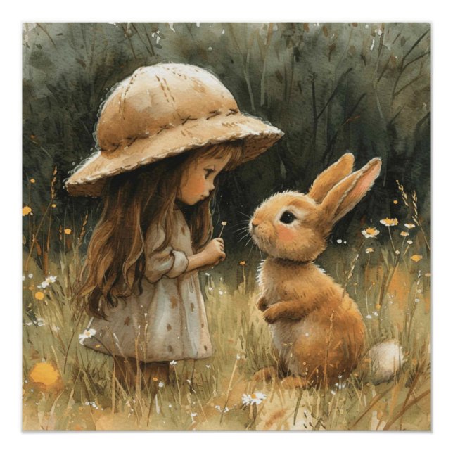 Póster Bailarina Delicada: Um Coelhinho Cheio de Capricho (Frente)