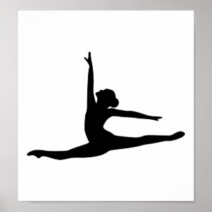 Póster Bailarina do dançarino de balé