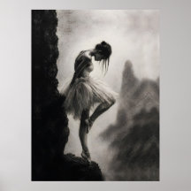 Bailarina na Borda do Penhasco Arte Dramática Mono