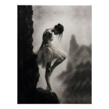 Bailarina na Borda do Penhasco Arte Dramática Mono