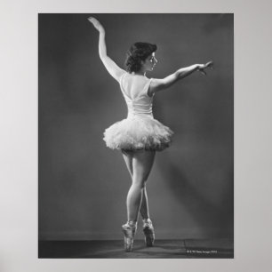 Poster Bailarina no tutu