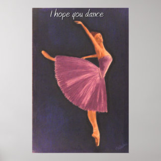 Poster Bailarina Roxa