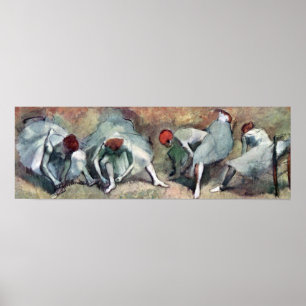 Poster Bailarinas Amarrando os Seus Sapatos por Edgar Deg