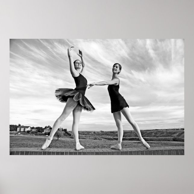 Poster bailarinas felizes (Frente)