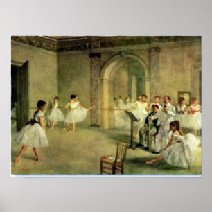 Poster Bailarinas por Edgar Degas