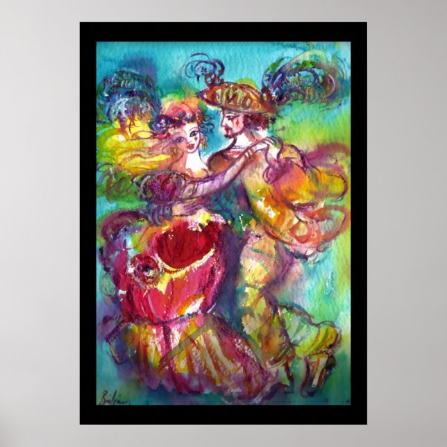 Póster BAILE DE CARNIVAL Baile de Máscaras Veneziano (Frente)