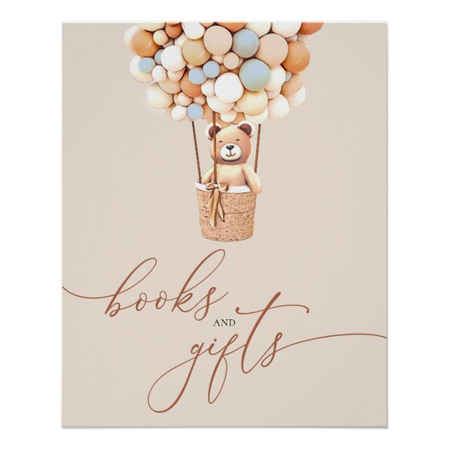 Póster Bailes do Urso Castanho Livros para Bebês e Oferta (Frente)