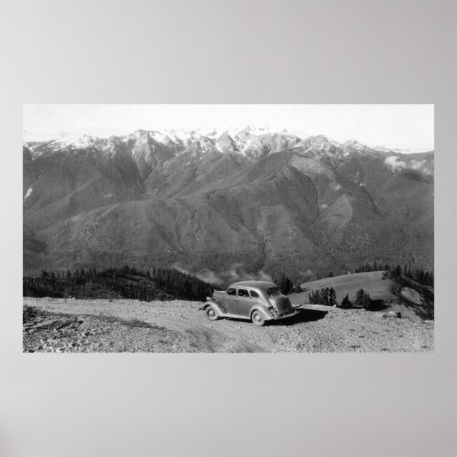 Póster Bailey Range das Olimpiadas do Furacão Ridge (Frente)