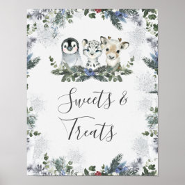 Poster Bairro do Ártico Onederland Birthday Sweets Treats