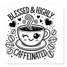 Baixamento digital cafeinado e abençoado