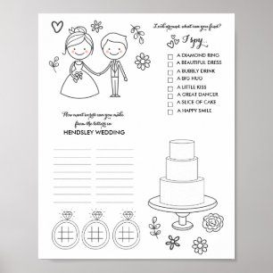 Poster Baixar Jogos de Palavras Personalizados para Casam