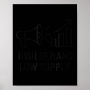 Poster Baixo Abastecimento de Alta Demanda - Gro Motivati