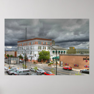 Póster Bakersfield do centro