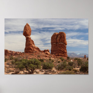 Poster Balanced Rock in Arches National Park, Moab, Utah