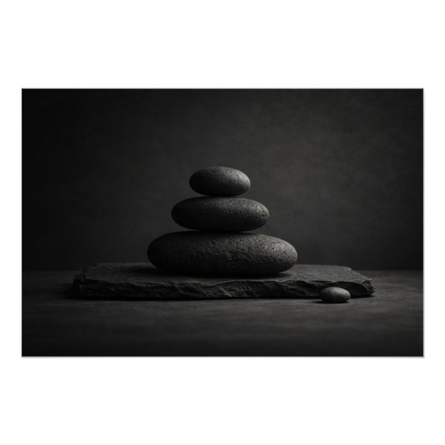 Póster Balanced Silence (Frente)