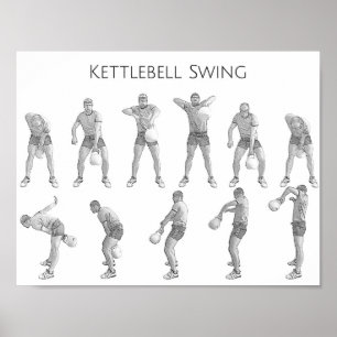 Poster Balanço de Kettlebell