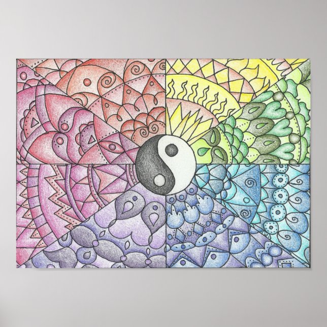 Póster Balanço Mandala (Frente)