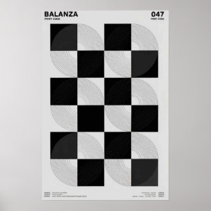 Poster Balanza: Série Geométrica