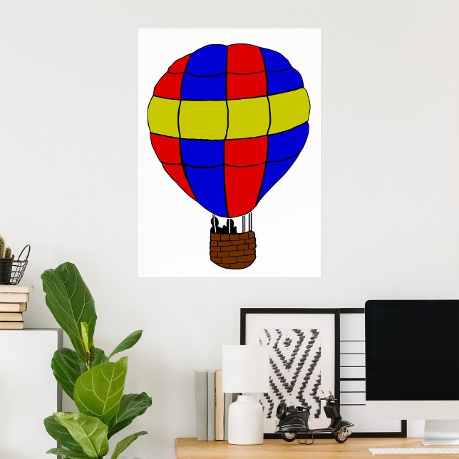 Poster Balão de Ar Quente (Criador carregado)