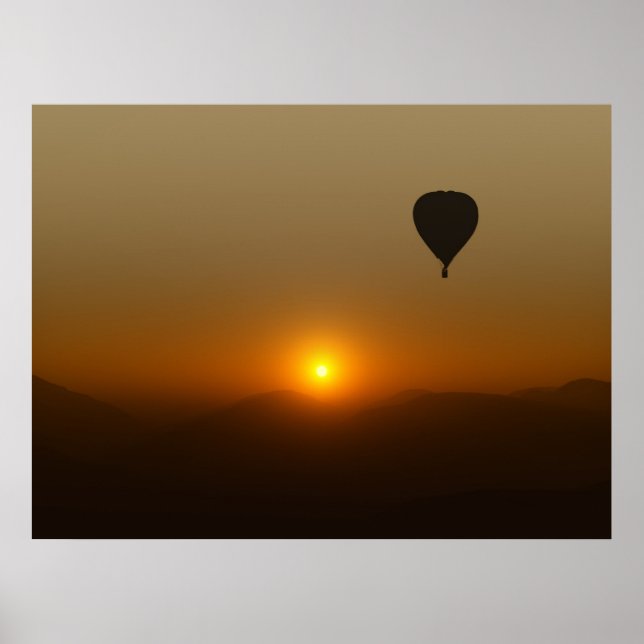 Póster balão de ar quente (Frente)