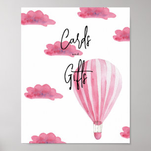 Poster Balão de ar quente - cartões e presentes