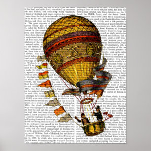 Poster Balão de ar quente de Pilote