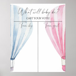 Poster Balão de ar quente Sexo revela gráfico de Menino o