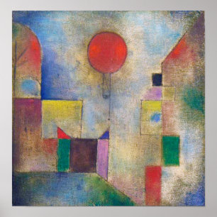 Poster Balão Vermelho, Klee