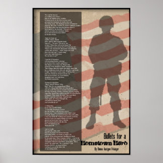 Poster Balas para um Herói da Cidade Natal