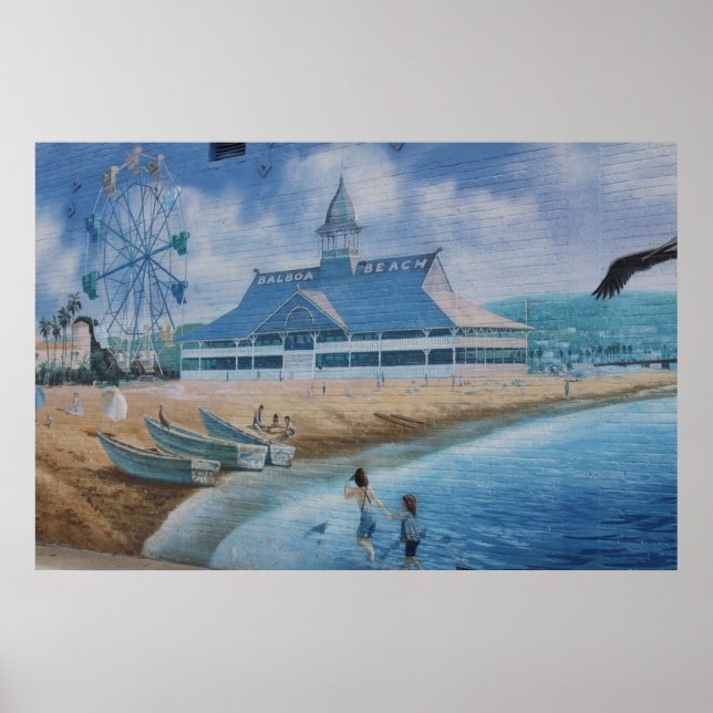 Poster Balboa Island California (Frente)