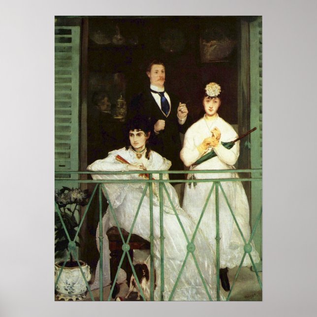 Póster Balcony - Edouard Manet (Frente)