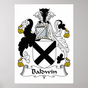Poster Baldwin Family Crest