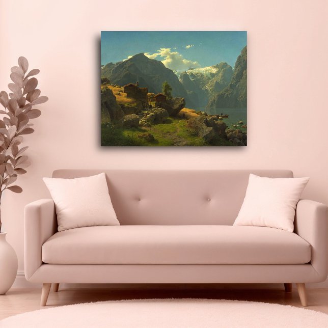 Poster Bale Beach, Hans Fredrik Gude (Criador carregado)