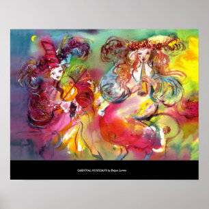 Póster BALÉ CARNIVAL / Mascarada veneziana,dança,música