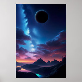 Poster Balé Celestial, Testemunhando o Eclipse da Lua