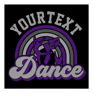 Póster Balé Dancer ADD TEXT Classic Dance Executor