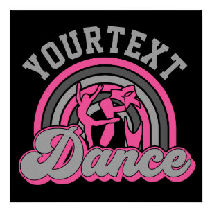 Póster Balé Dancer ADD TEXT Classic Dance Executor
