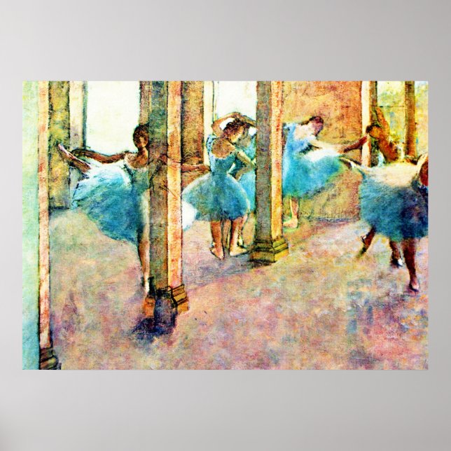 Póster Balé Dancers ~ Edgar Degas (Frente)