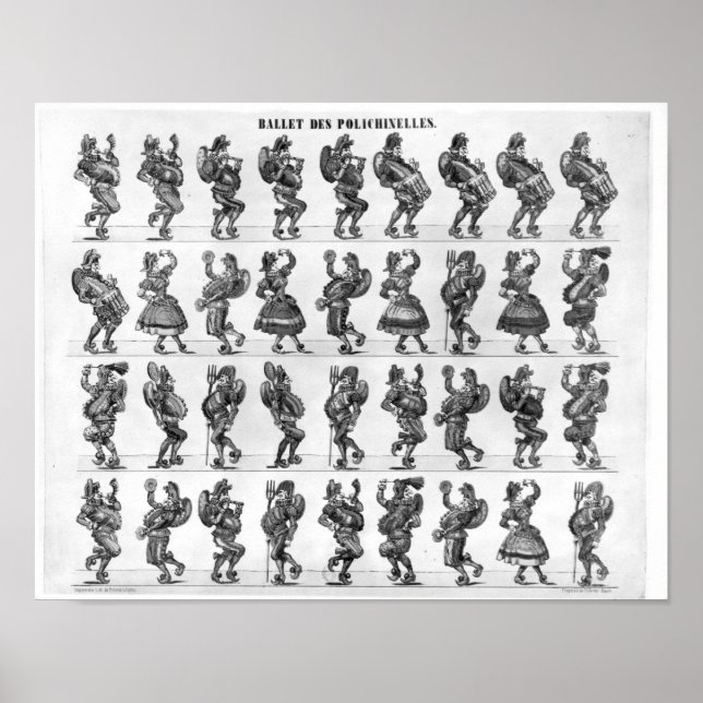 Póster Balé das Polichinelas (Frente)