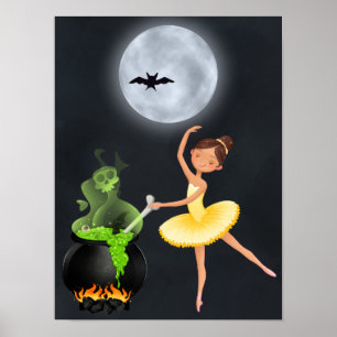 Poster Balé de Ballerina e Cauldron