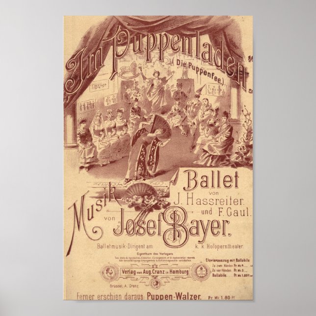 Poster Balé de boneca de fada (Frente)