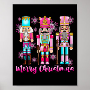 Poster Balé de Natal Rosa Rosa Nutcracker Esquadrão Rosa 