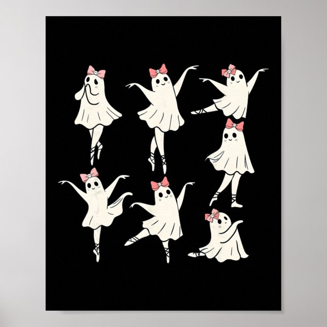 Poster Balé Fantasma balé Dançarino Spooky Dance Professo (Frente)