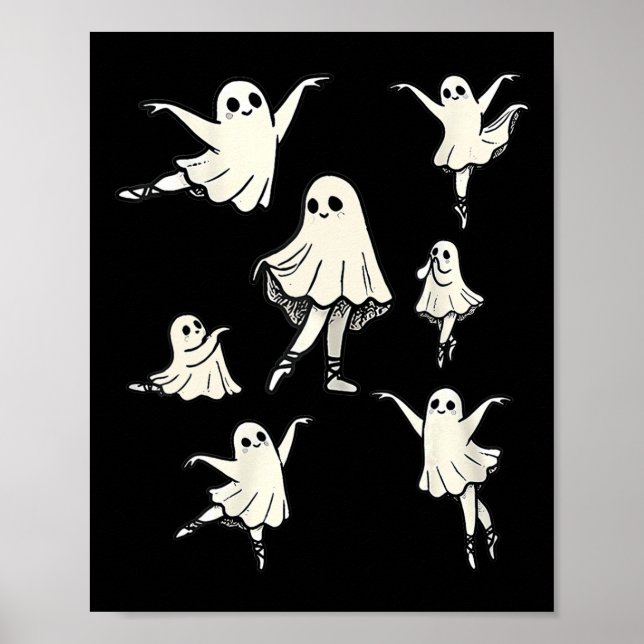 Poster Balé Fantasma balé Dançarino Spooky Dance Professo (Frente)