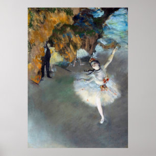 Poster Balé - l'etoile - Edgar Degas - 1878