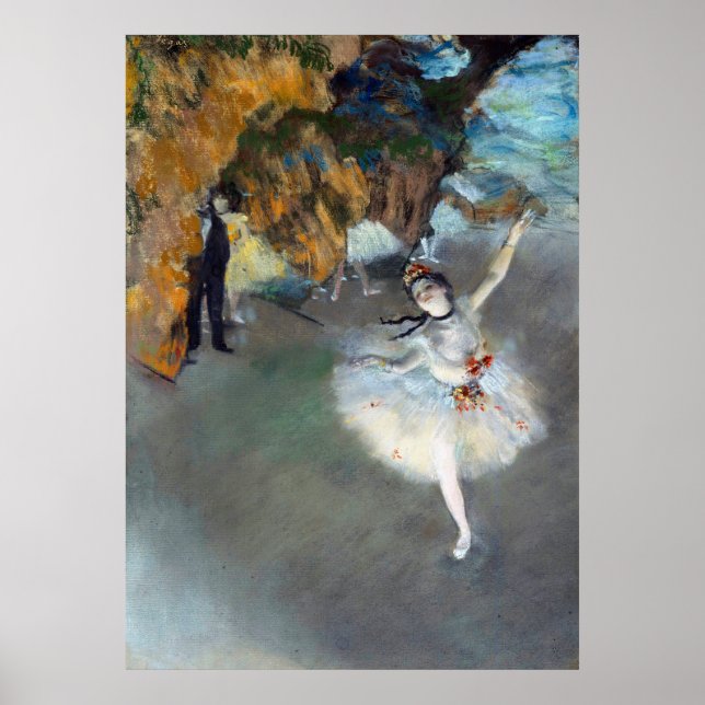 Poster Balé - l'etoile - Edgar Degas - 1878 (Frente)