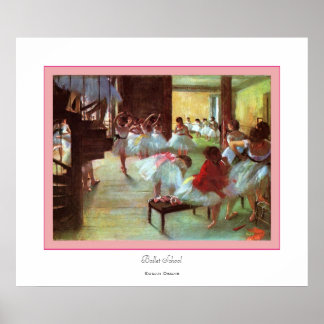 Poster Balé School~ Edgar Degas