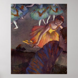 Poster Balé Visto de uma Caixa - Edgar Degas - 1885
