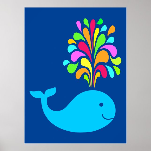 Poster Baleia engraçada (Frente)